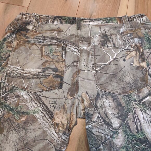 Realtree Xtra Vintage Camo Hunting Pants Fleece Lined Warm Insulated Sz 2XLarge - Picture 13 of 16